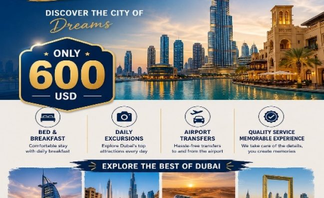 DUBAI ESCAPE – 3 NIGHTS | 4 DAYS ✈️